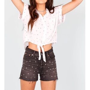 Levi's - Rhinestone Wedgie Shorts
